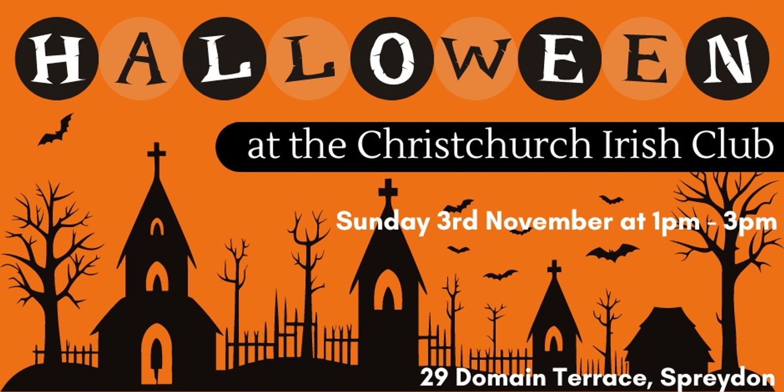 Banner image for Halloween at the Christchurch Irish Club