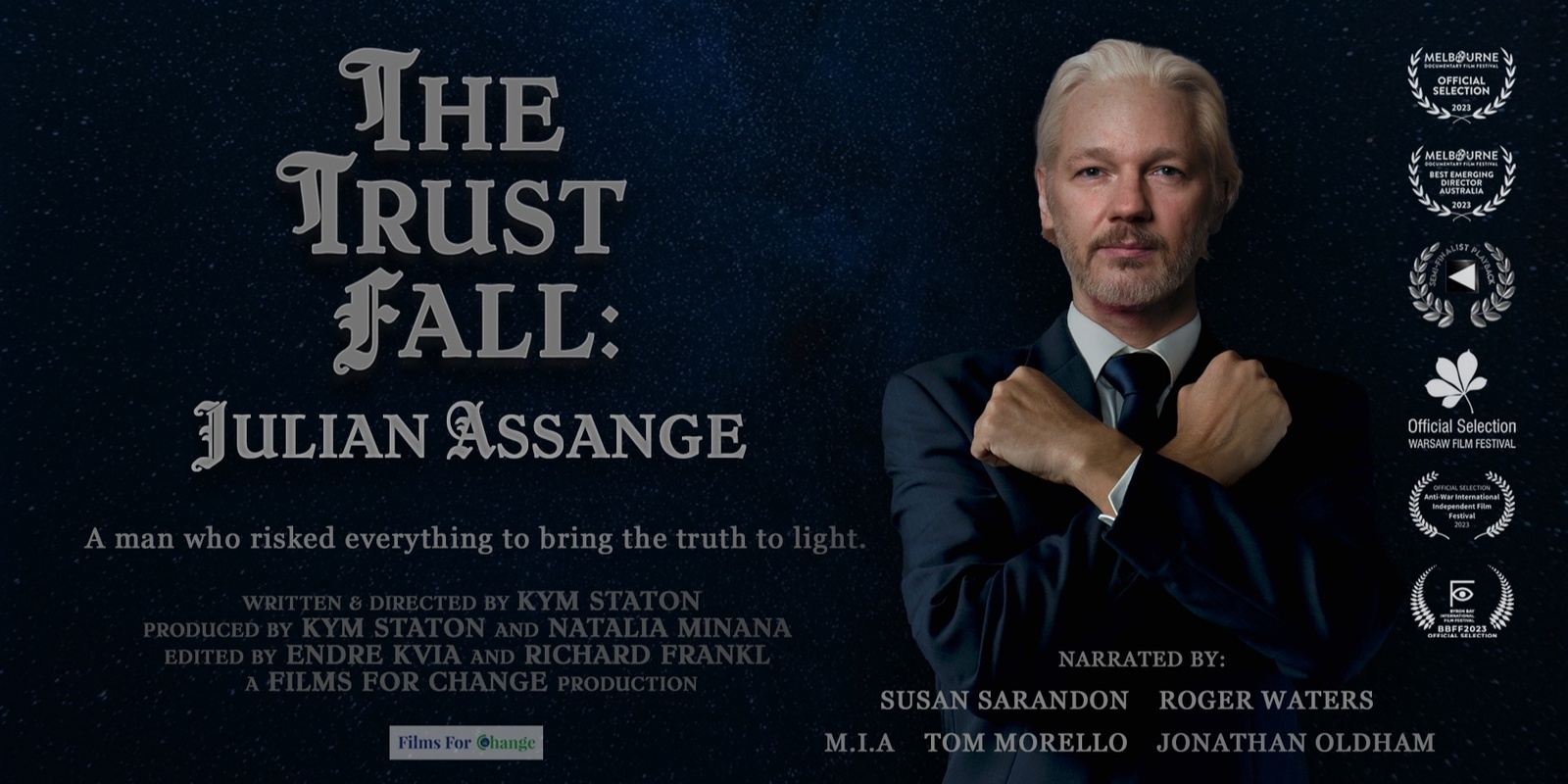Banner image for The Trust Fall - Julian Assange