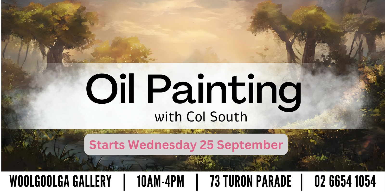 Banner image for Oil Painting with Col South - (8 weeks) 24T4