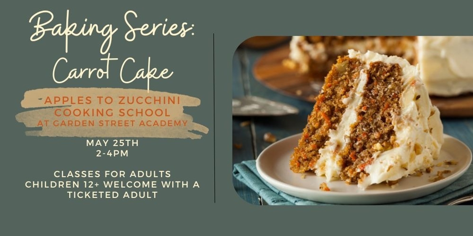 Banner image for Baking Series: Carrot Cake
