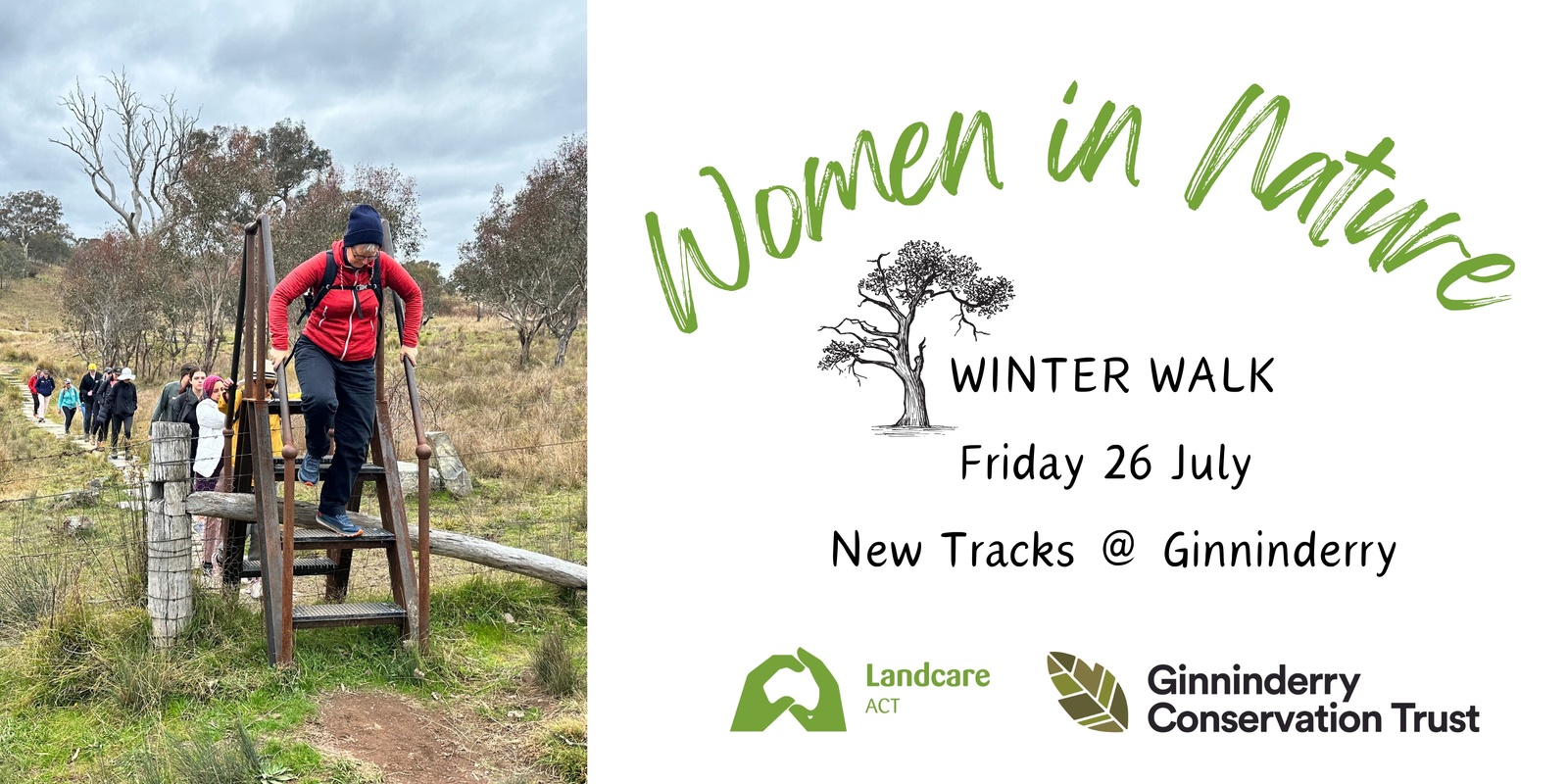 Banner image for Women in Nature Winter Walk - Ginninderry 