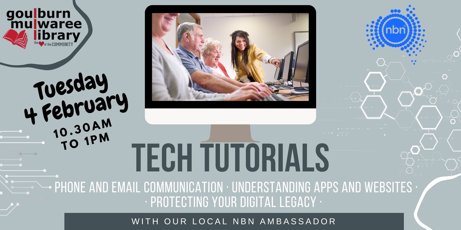 Banner image for Tech Tutorials - February