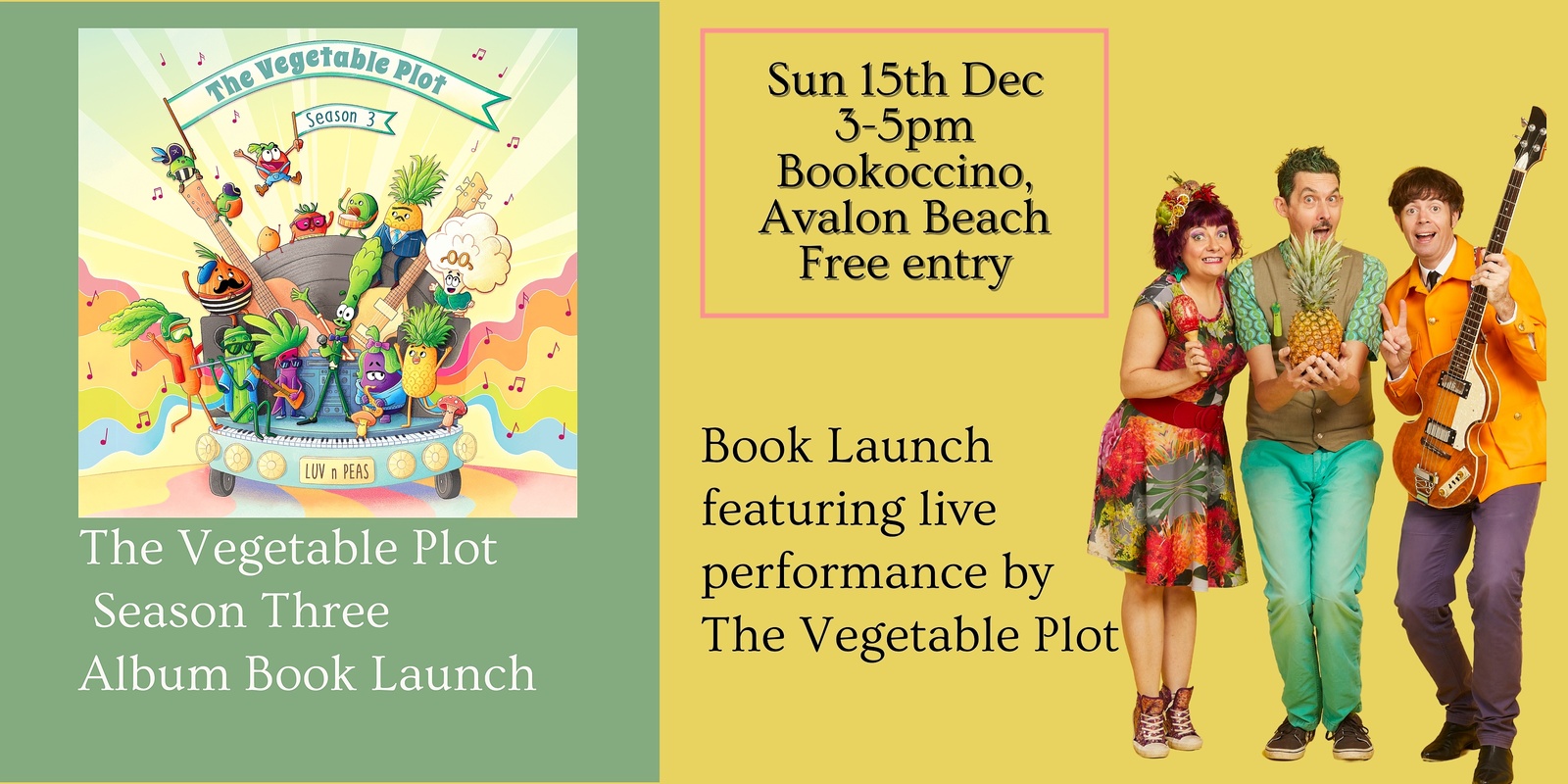 Banner image for Season Three Album Book Launch @ Bookoccino