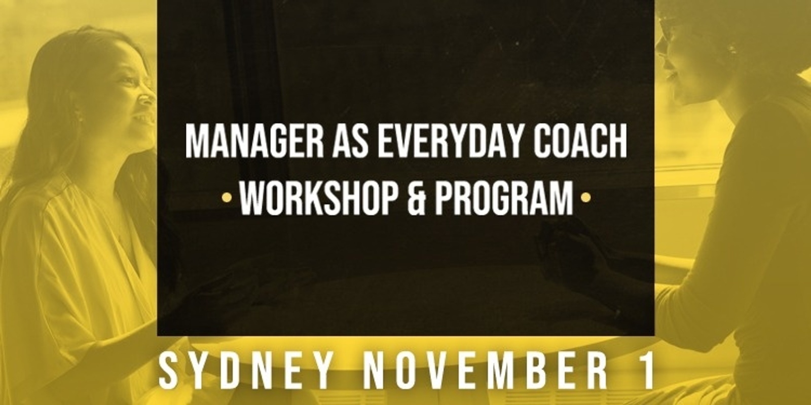 Banner image for Sydney - Manager as Everyday Coach