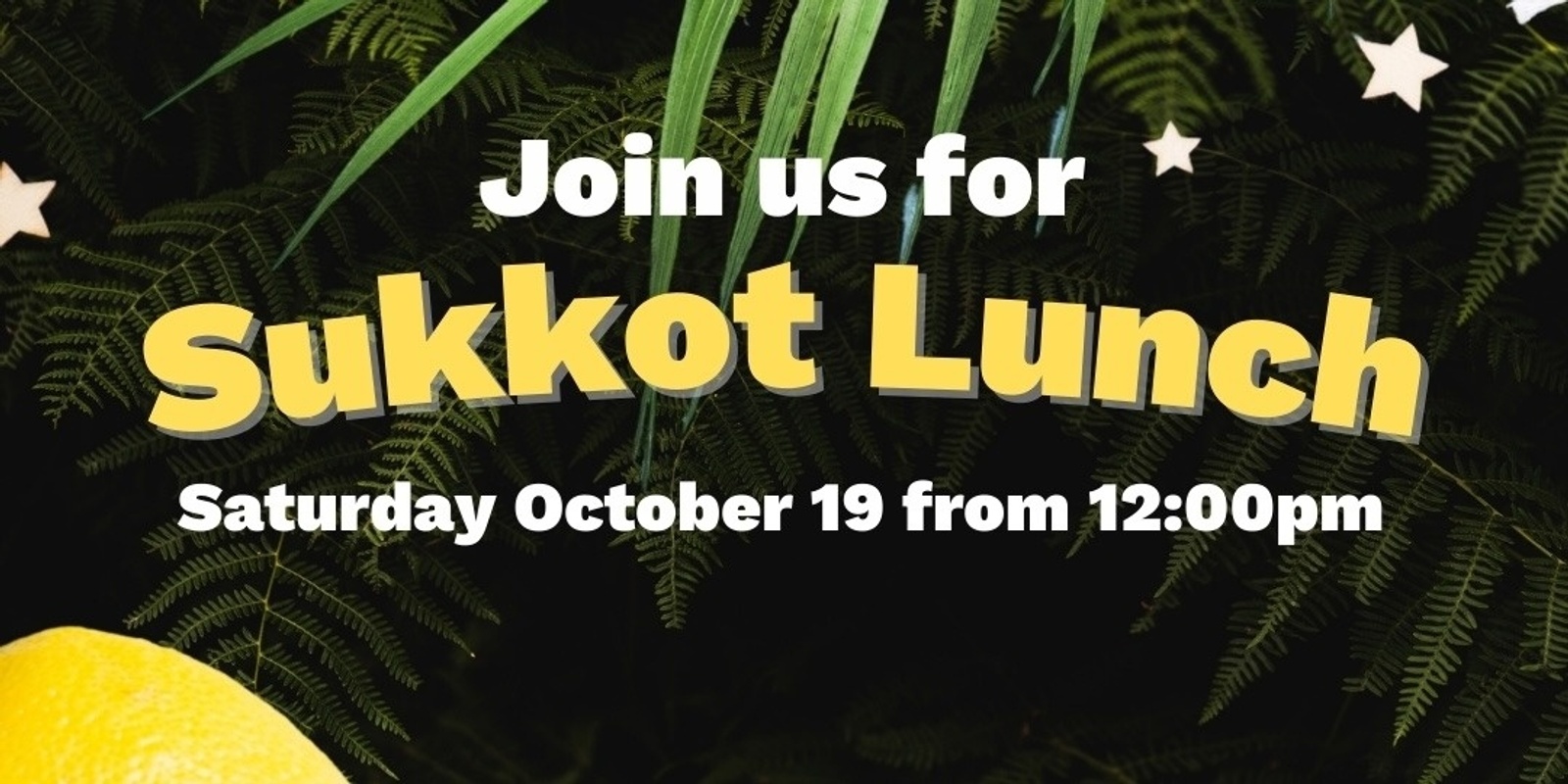 Banner image for Sukkot Lunch