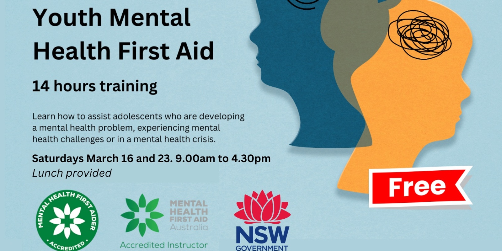 Banner image for Youth Mental Health First Aid @WardellCORE