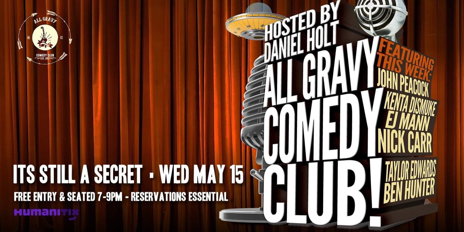 Banner image for  All Gravy Comedy Club