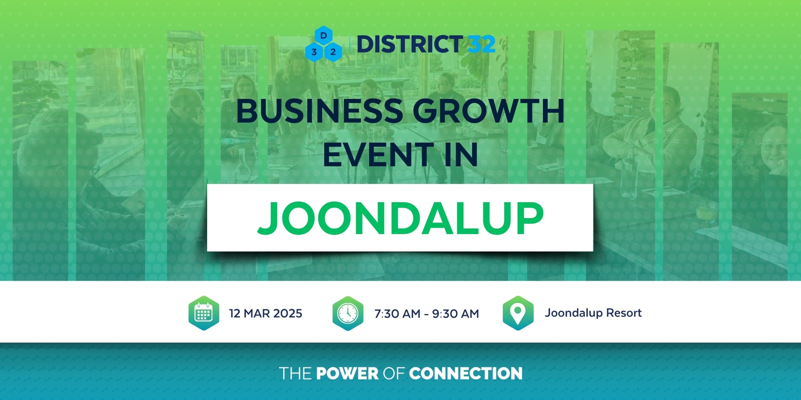 Banner image for District32 Business Networking Perth – Joondalup- Wed 12 Mar