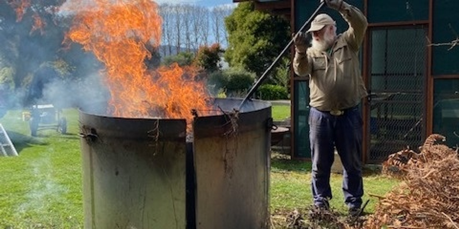 Banner image for Biochar making session: Turning weeds into a valuable resource