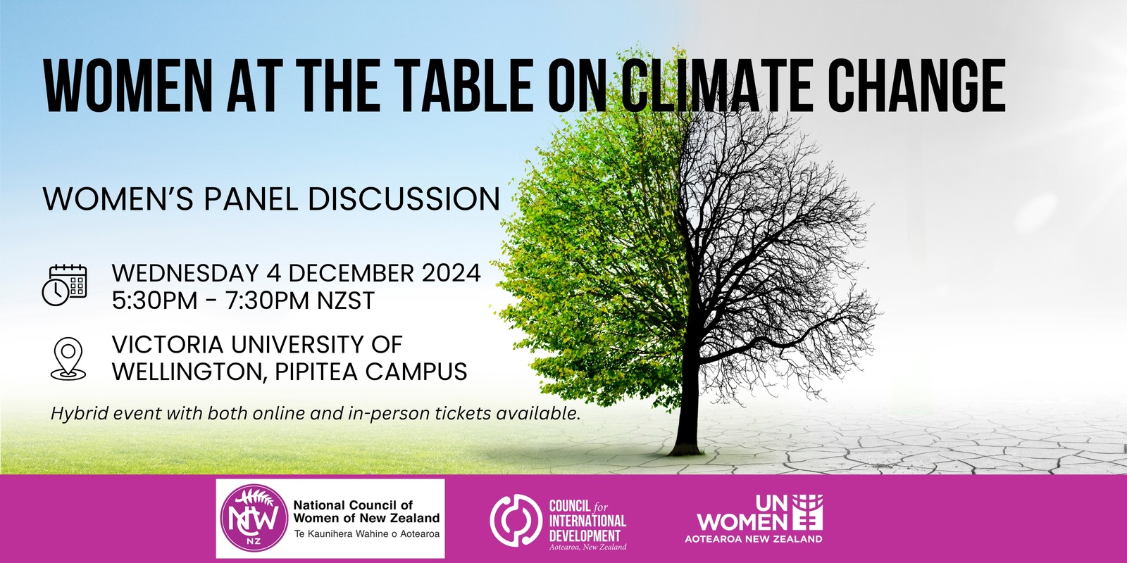 Banner image for Women at the Table on Climate Change