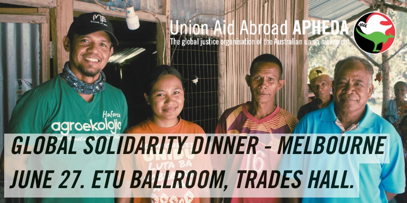 Banner image for 2023 Union Aid Aboard-APHEDA Melbourne Dinner 