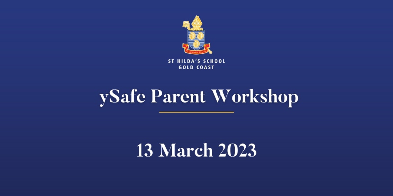 Banner image for ySafe Parent Workshop