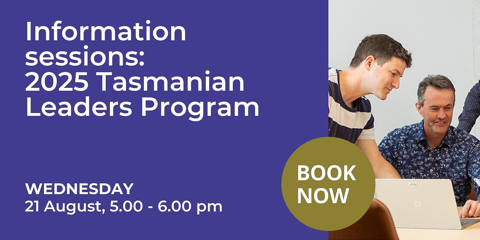 Banner image for Tasmanian Leaders Program 2025 Info Session 2