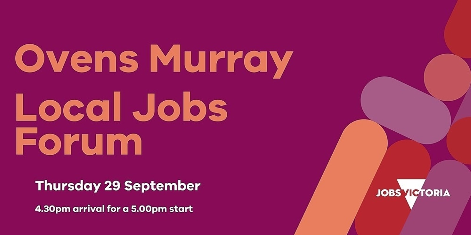 Banner image for Ovens Murray Local Jobs Forum