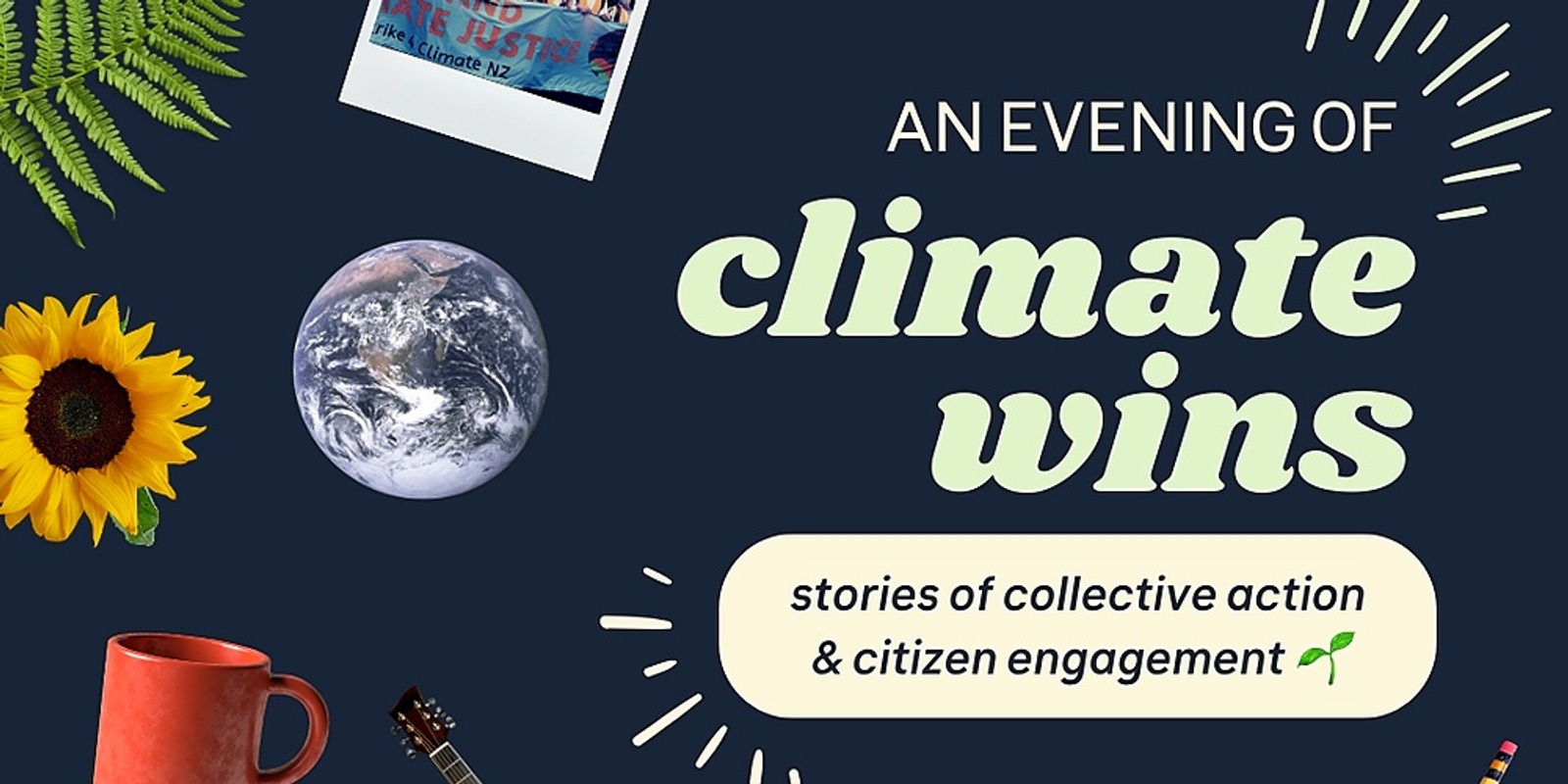 Banner image for An Evening of Climate Wins: stories of collective action & citizen engagement