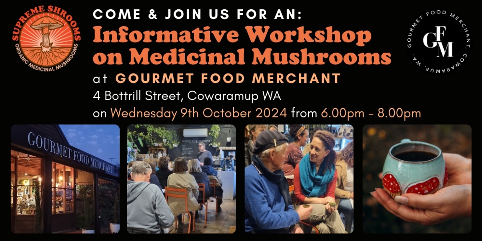 Banner image for Medicinal Mushrooms Workshop Cowaramup