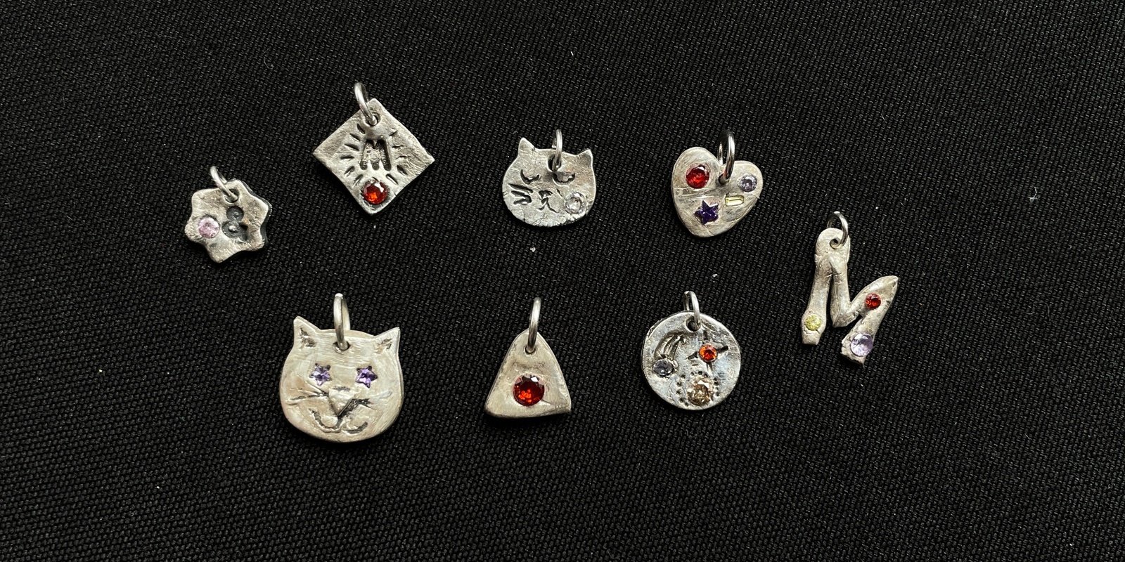 Banner image for Gemstones and Silver Clay: Mini Charms with Maria