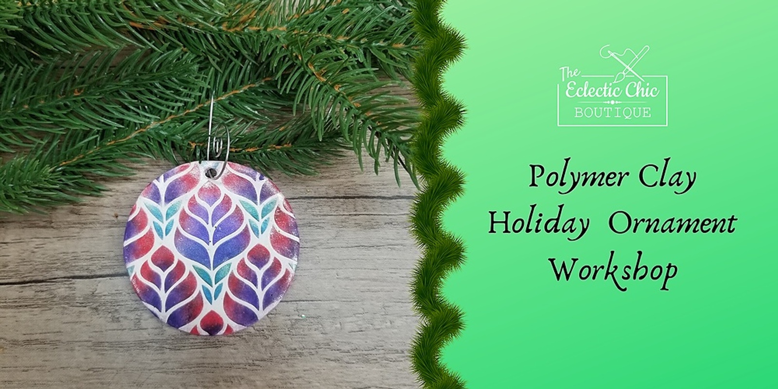 Banner image for Polymer Clay Ornament Making Workshop