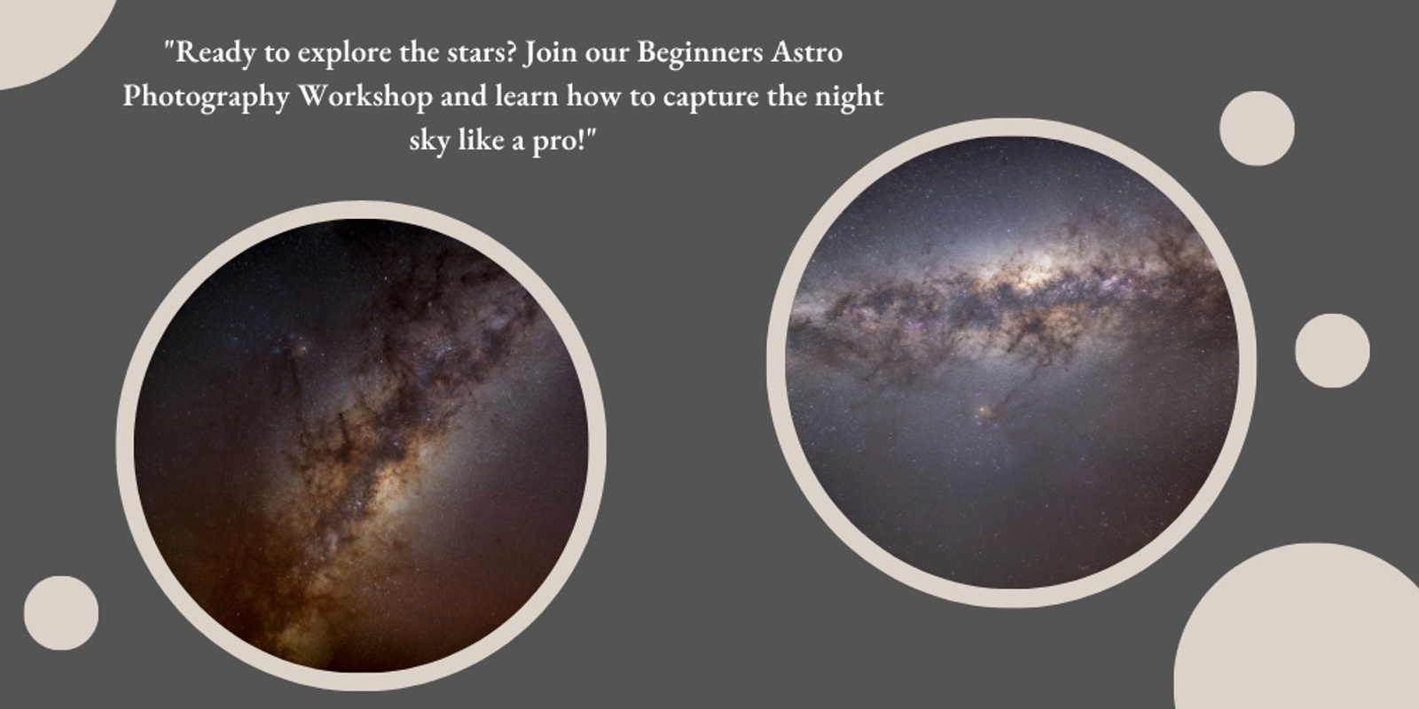 Banner image for Beginners Astro Photography Workshop