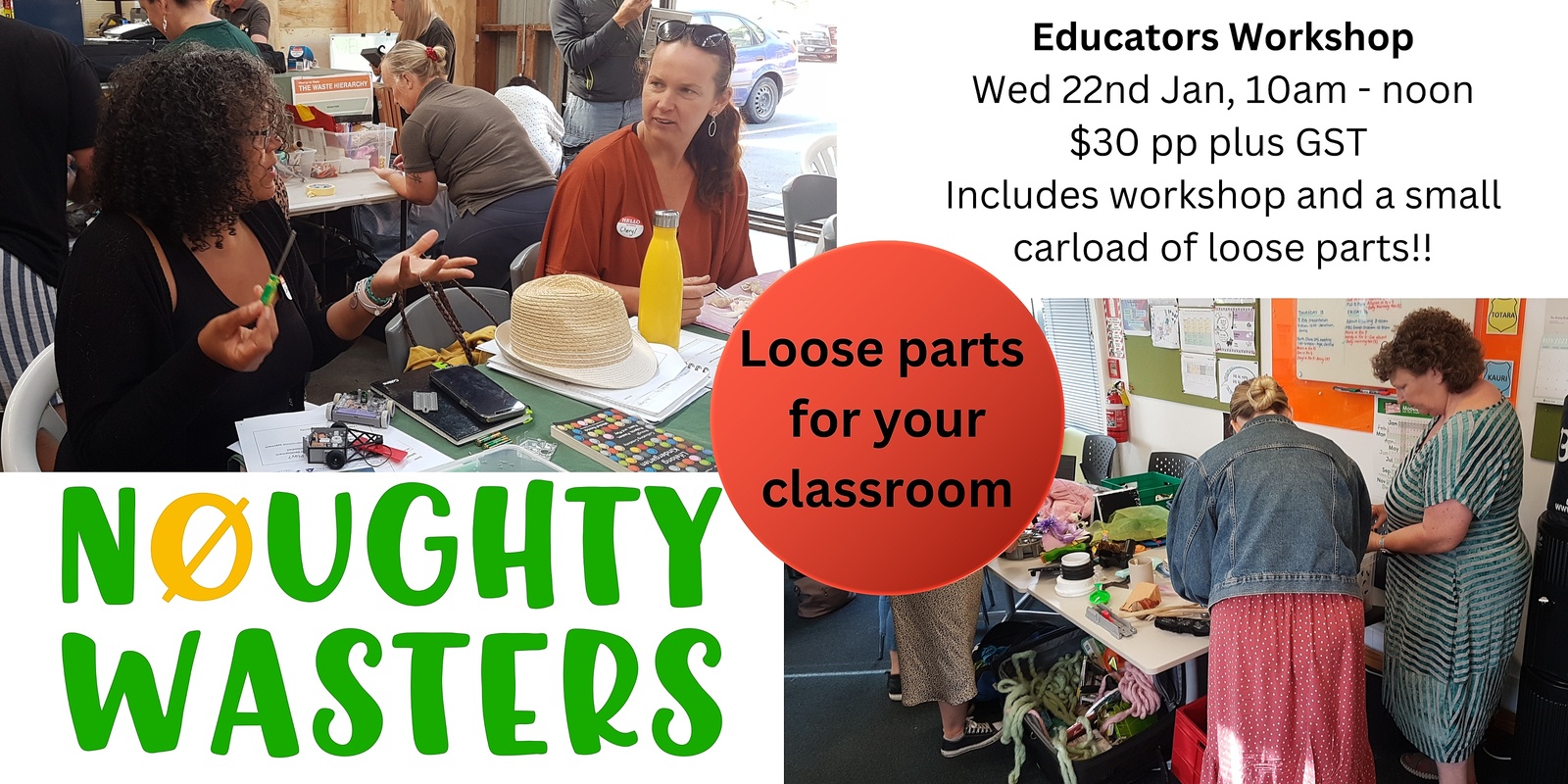 Banner image for Noughty Educators Loose Parts Workshop