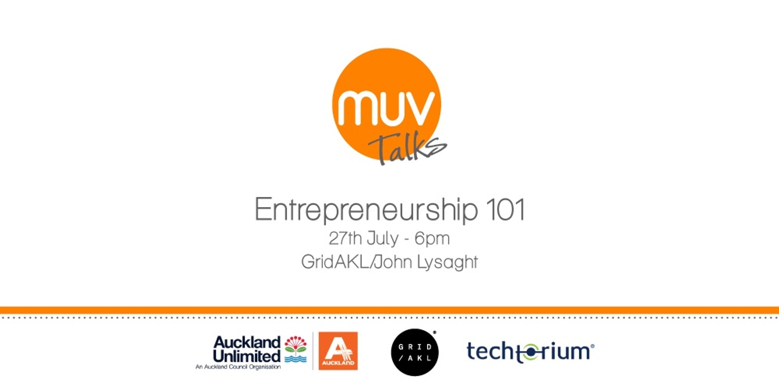 Banner image for MUV Talks: Entrepreneurship 101