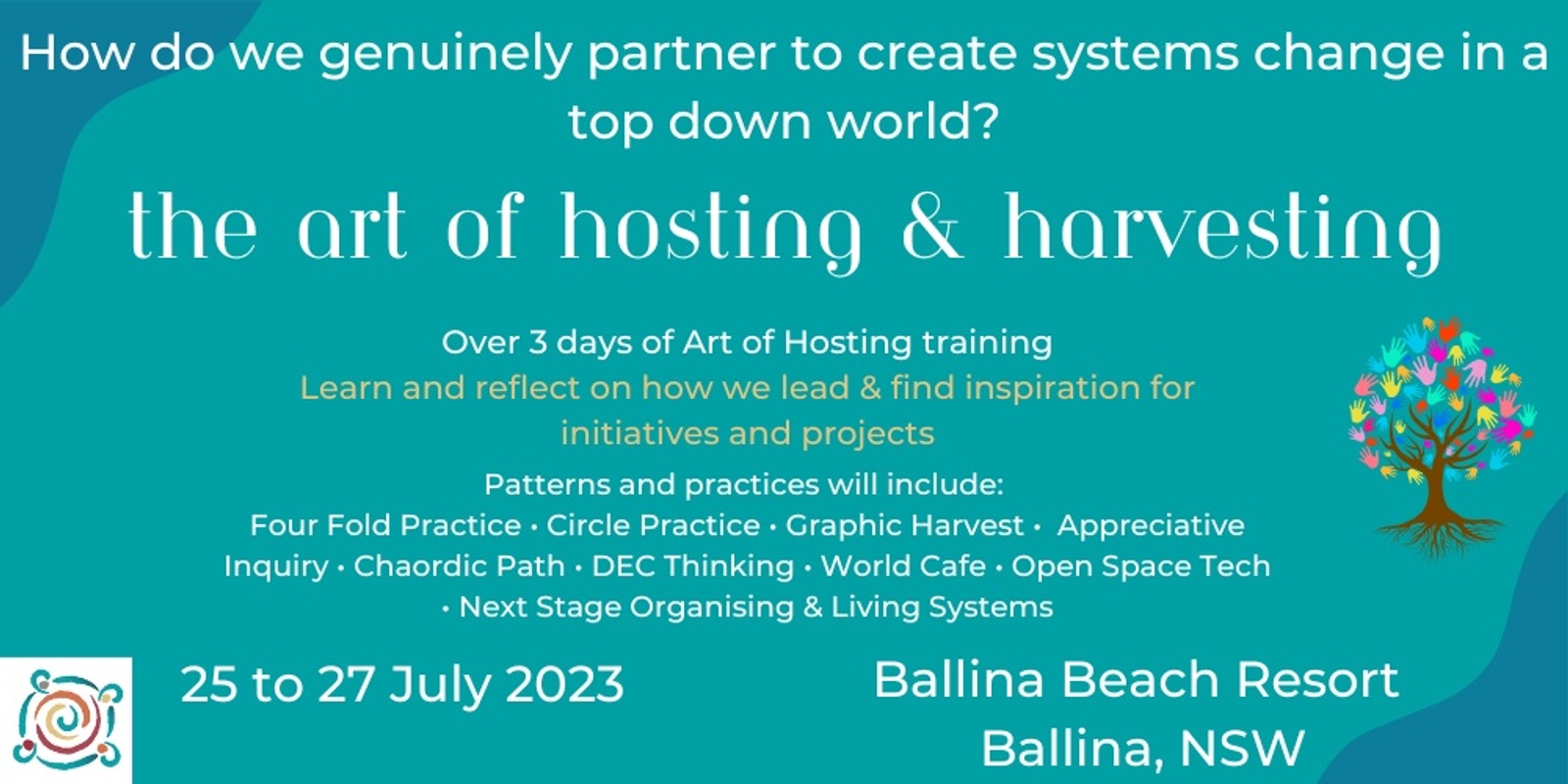 Banner image for The Art of Hosting  Conversations that Matter - Ballina