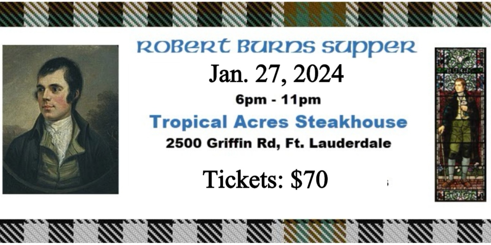 Banner image for Robert Burns Supper