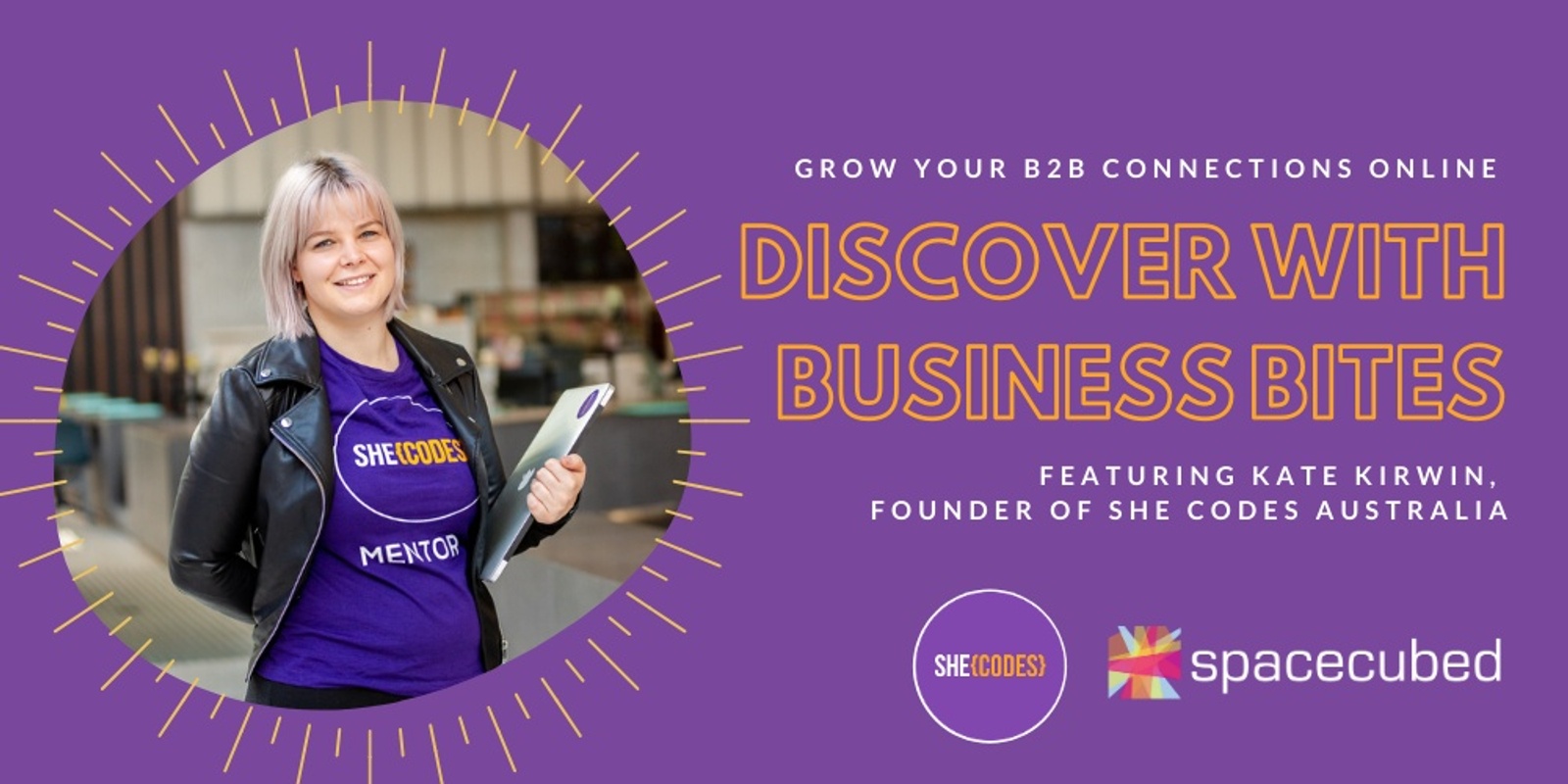 Banner image for DISCOVER; Business Bites Lunch featuring Kate Kirwin