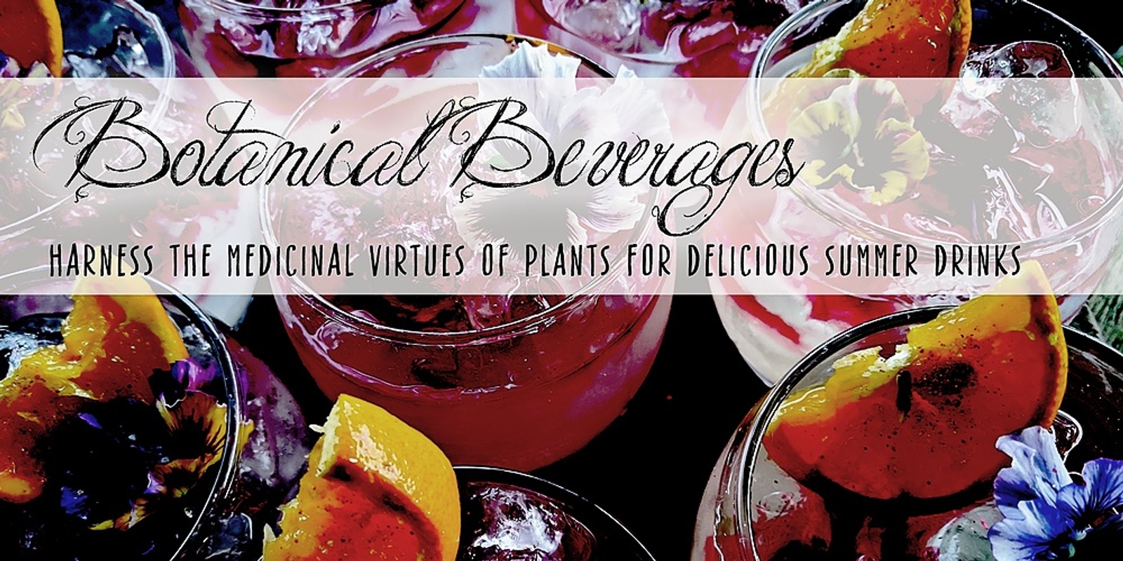 Banner image for Botanical Beverages Summer 2022