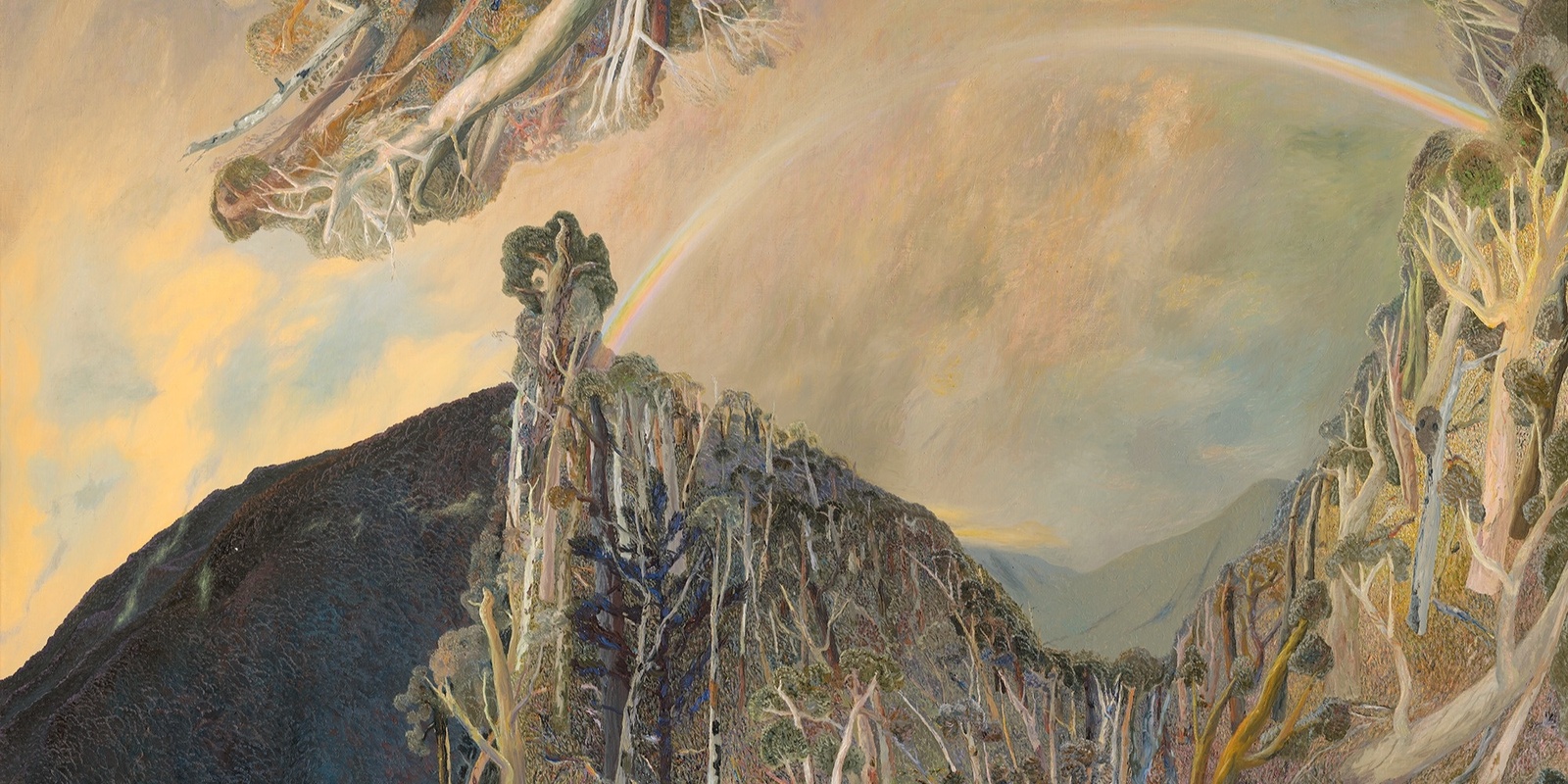 Banner image for Auslan Interpreted Tour of ‘Numinous: The Landscape Paintings of William Robinson’  