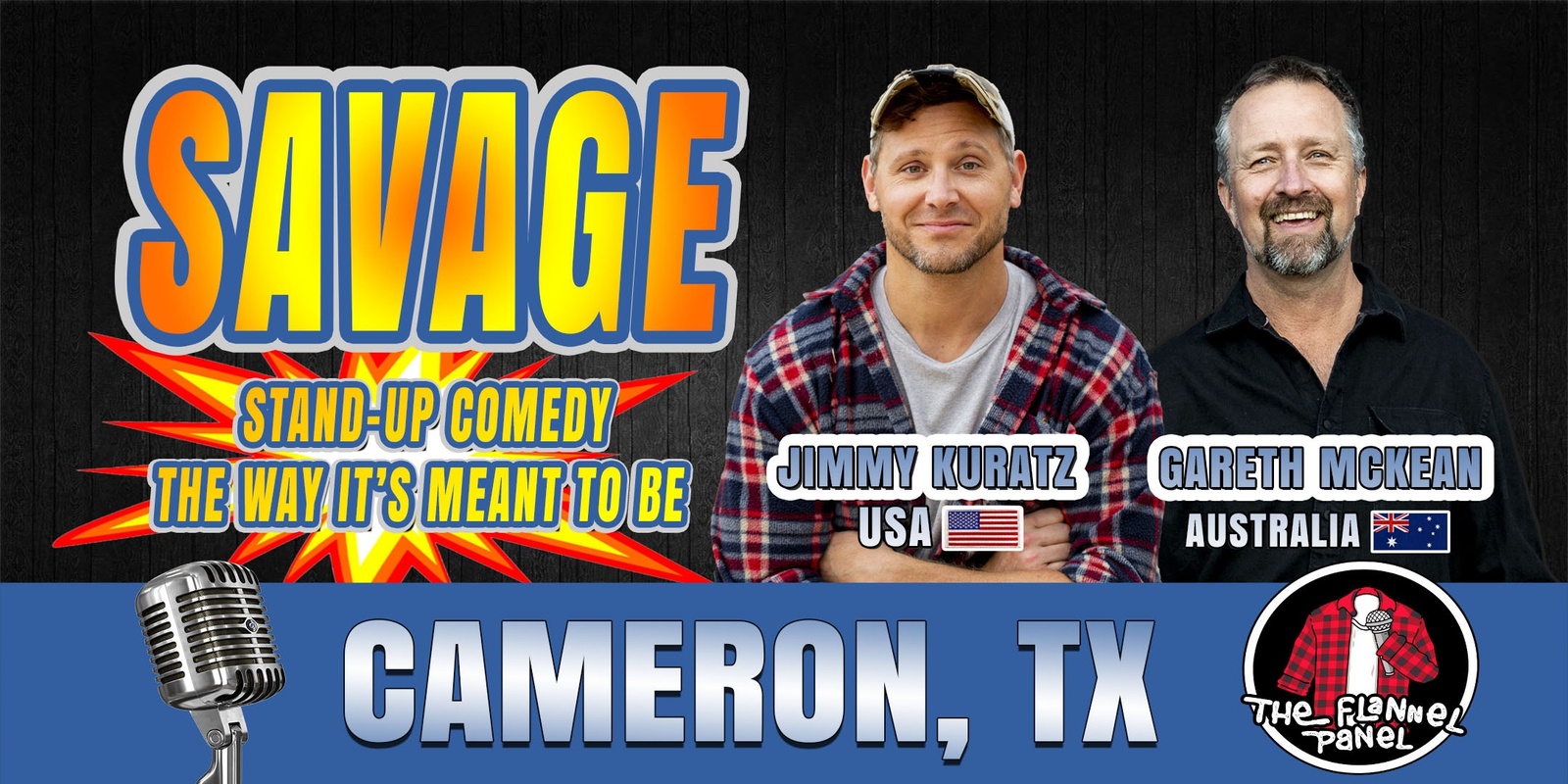 Banner image for STAND-UP comedy ♦ CAMERON, TX (Cameron Beer Market)