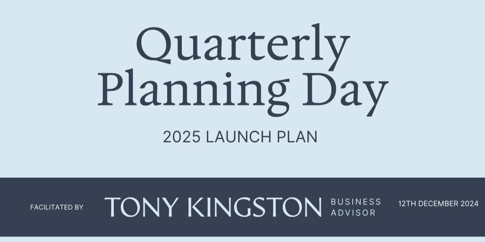 Banner image for 90 Day Planning Session - Launch your business into 2025!