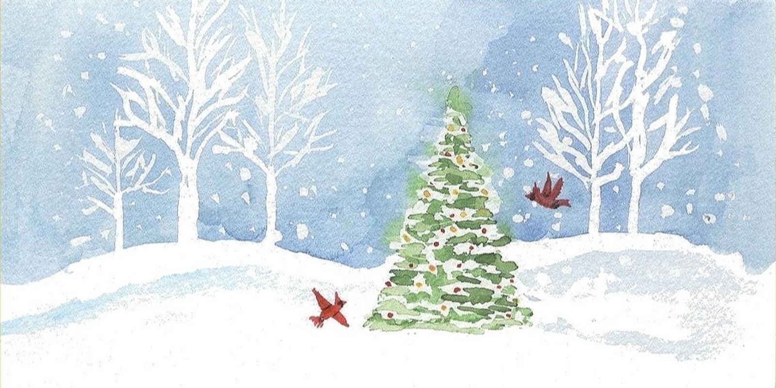 Banner image for Watercolours for Beginners: Xmas Cards with Emilie