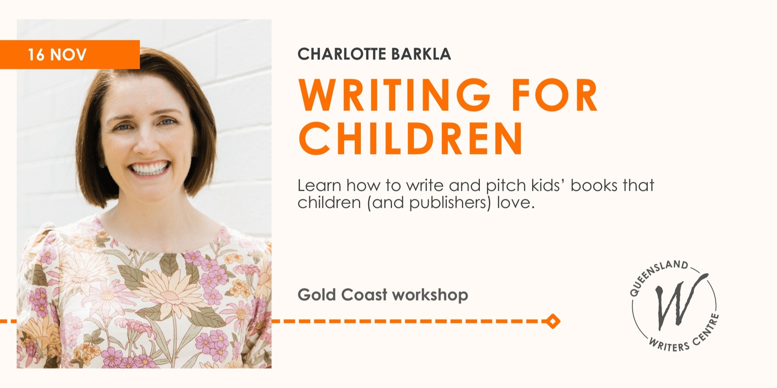 Banner image for Writing For Children with Charlotte Barkla | Gold Coast