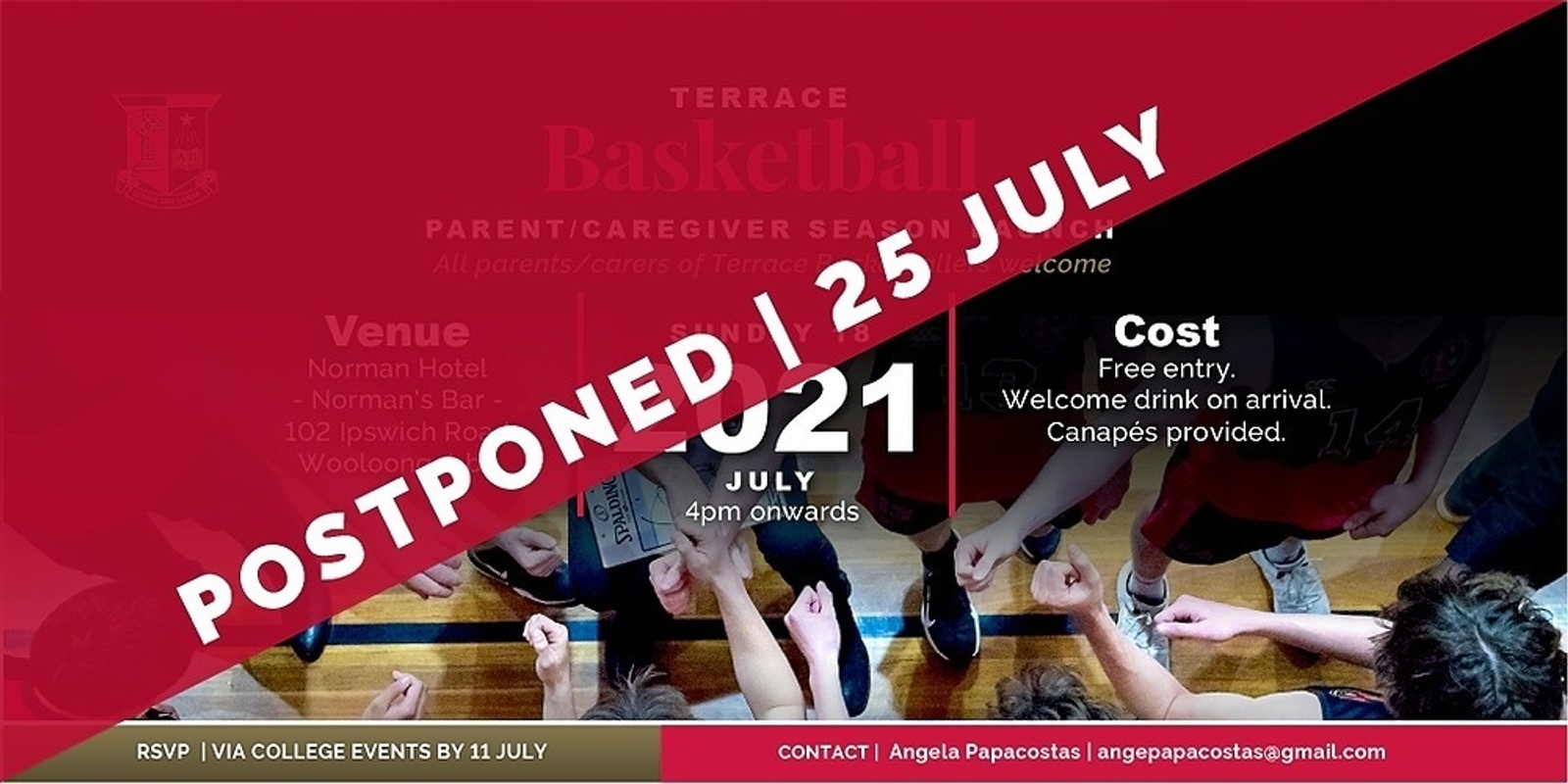 Banner image for Terrace Basketball 2021 Season Launch