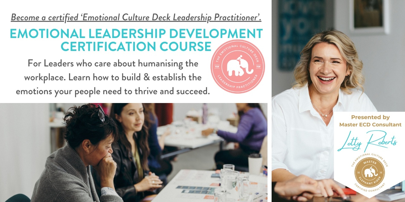 Banner image for ECD Emotional Leadership Development Course - Central Wellington