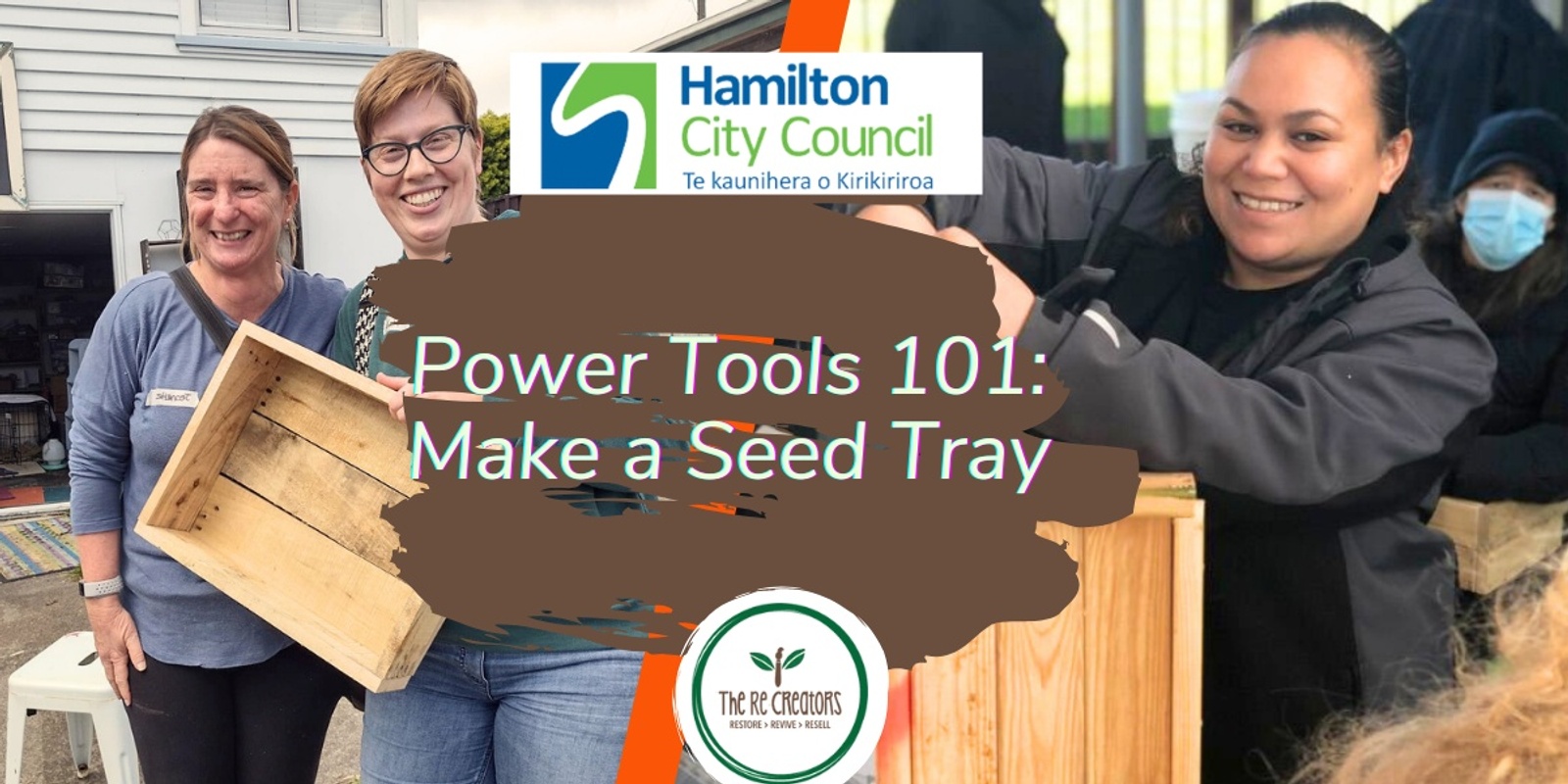 Banner image for Power Tools 101: Seed Trays, Waimarie Community House Saturday 18 January 10.00am - 1.00pm