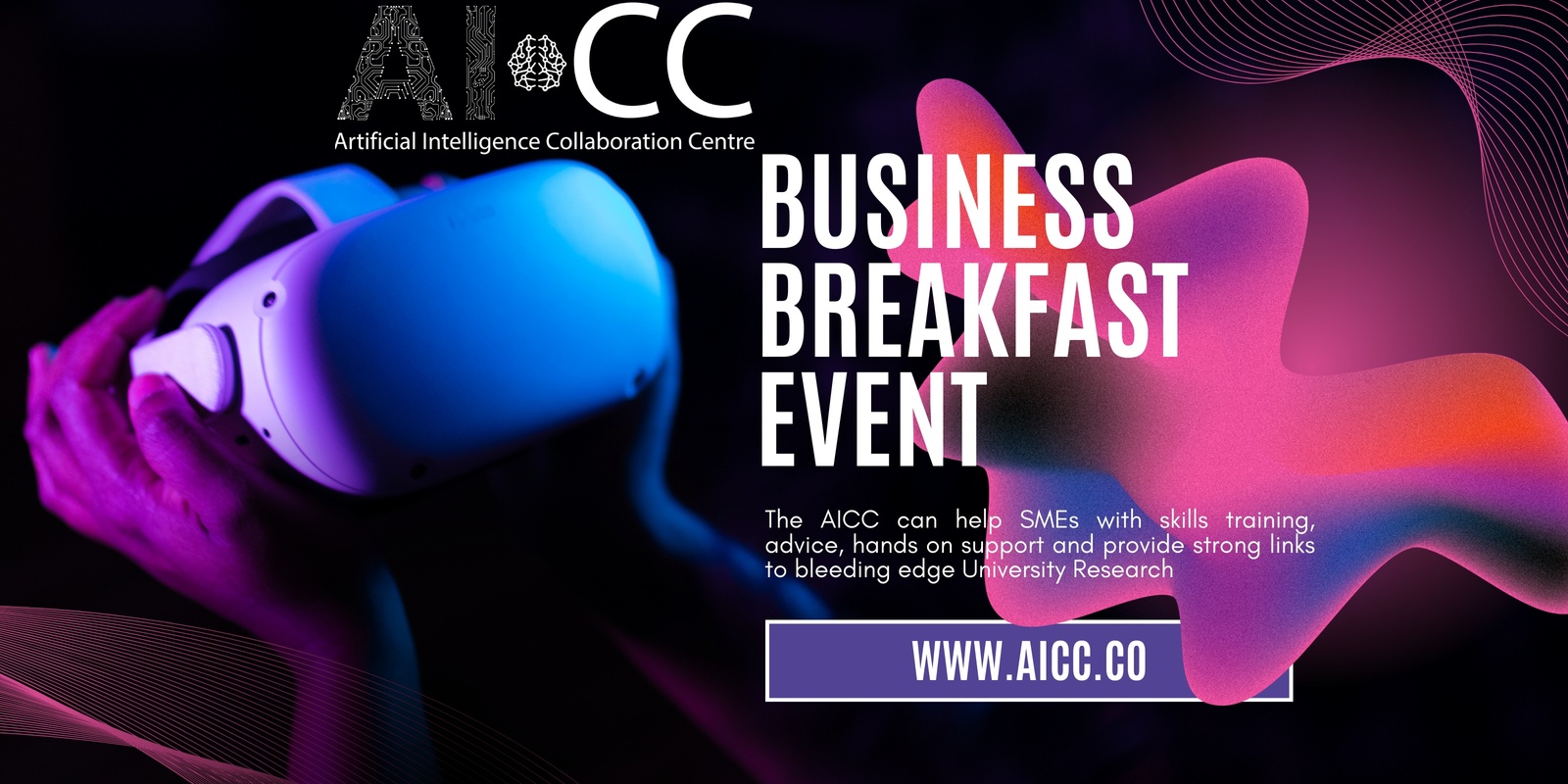 Banner image for AICC AI for Business (Breakfast Event) at Space Antrim