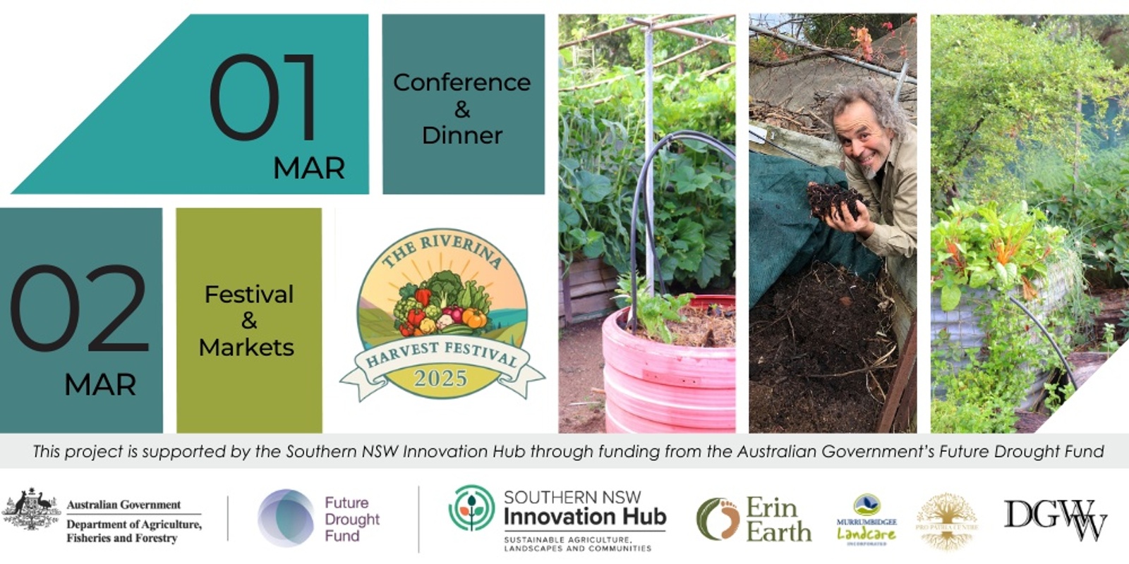 Banner image for The Riverina Harvest Festival Conference Day 