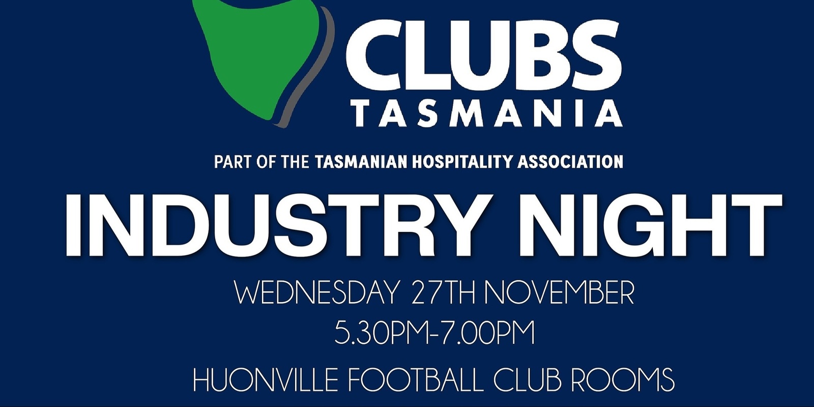 Banner image for Clubs Tasmania Industry Night - Huonville