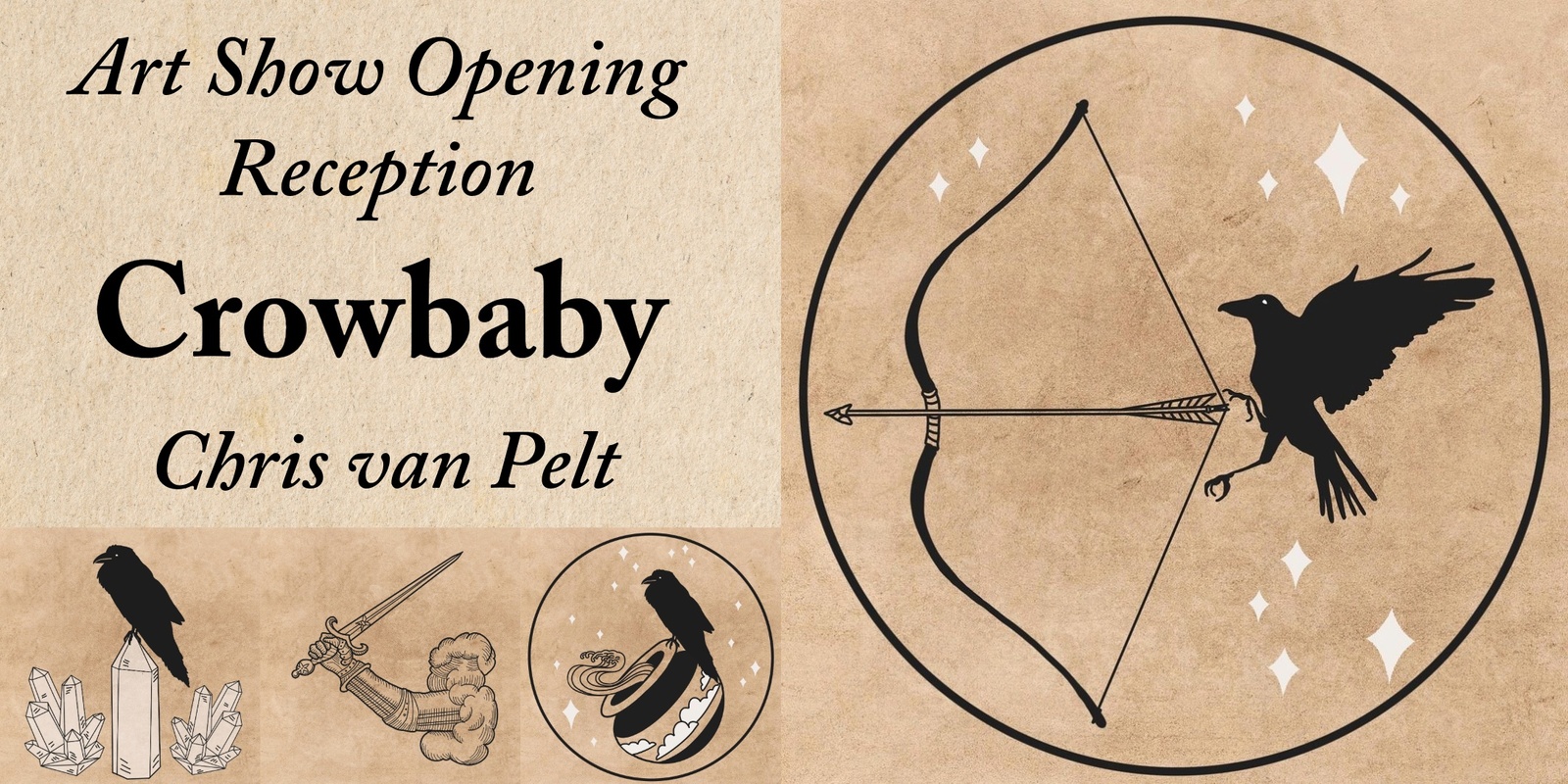 Banner image for Crowbaby Art Show Opening Reception
