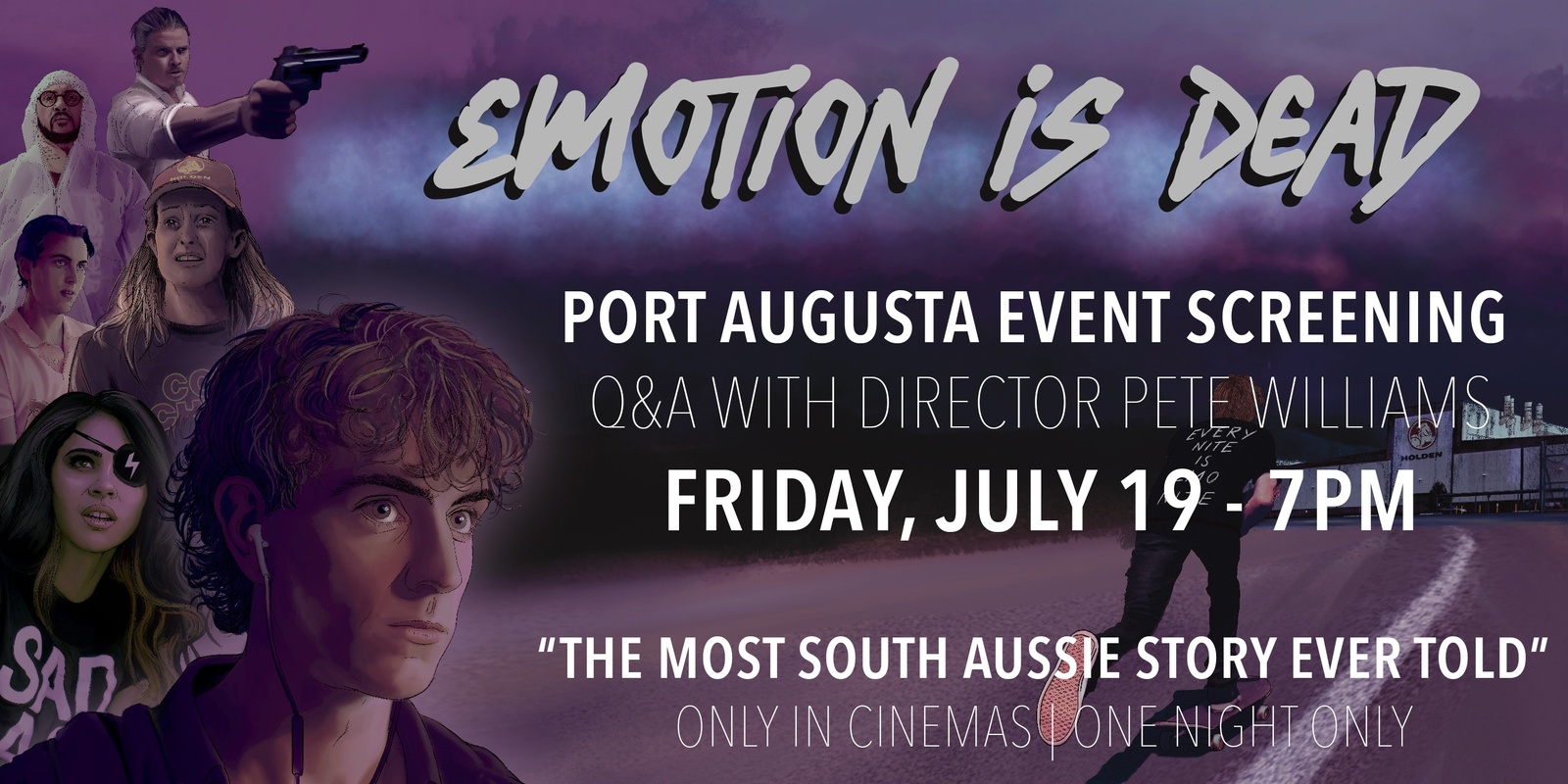 Banner image for EMOTION IS DEAD | Cinema Augusta Event Screening with Director Q&A