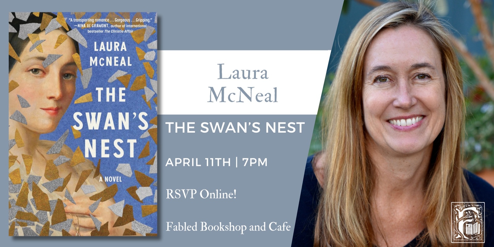 Banner image for Laura McNeal Discusses The Swan's Nest