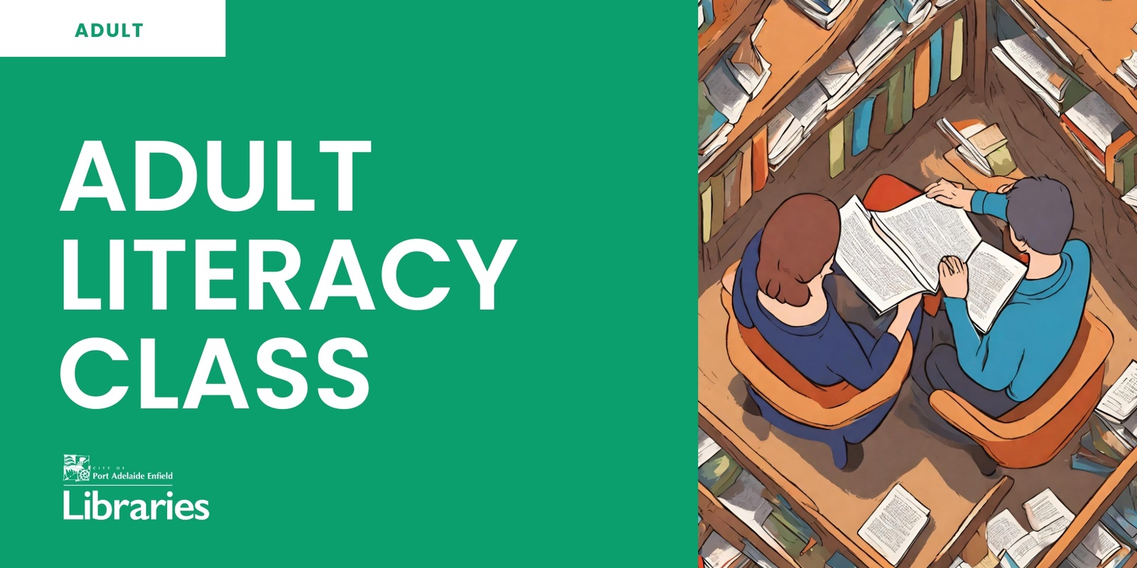Banner image for Adult Literacy Class