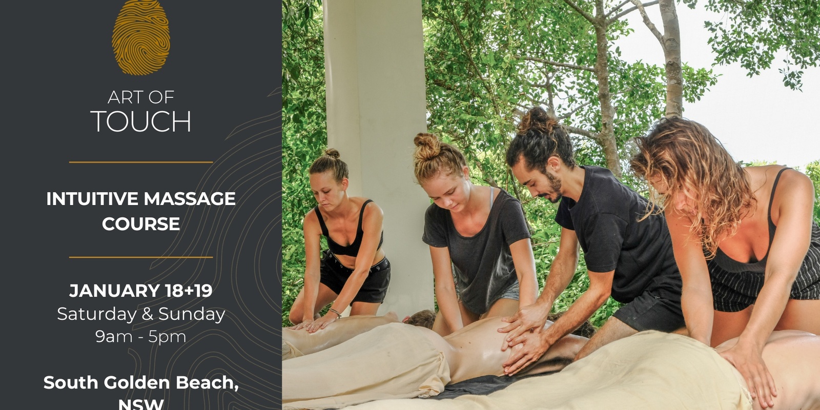 Banner image for Art Of Touch: Intuitive Massage Course - Byron Bay