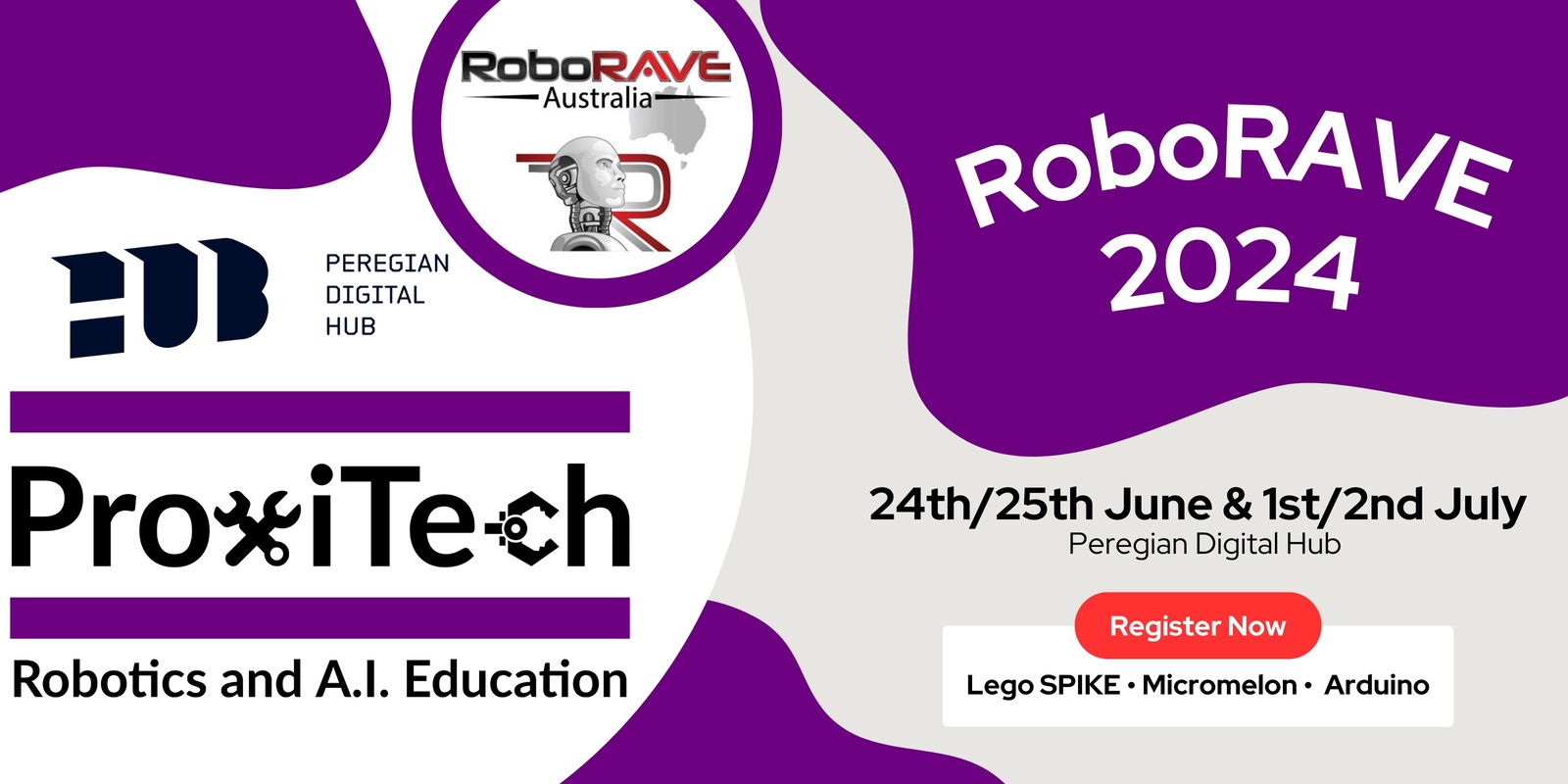 Banner image for RoboRAVE 2024 @ Peregian Digital Hub