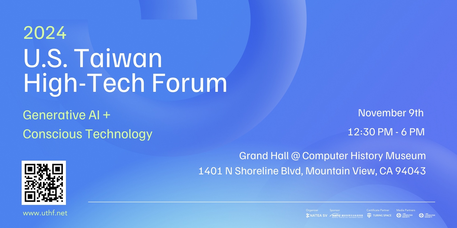 Banner image for 2024 U.S. Taiwan High-Tech Forum: Generative AI & Conscious Technology