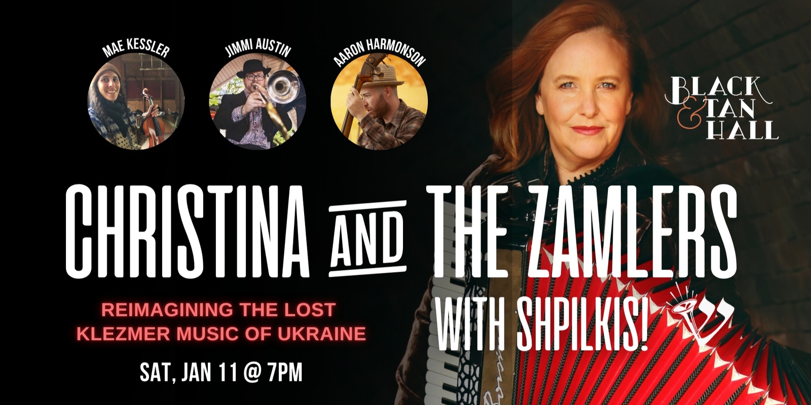 Banner image for Christina & The Zamlers with Shpilkis