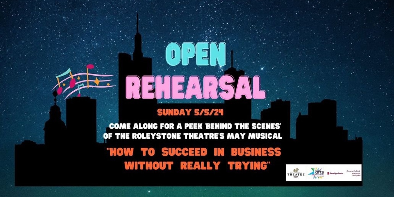 Banner image for Open Rehearsal - How To Succeed in Business Without Really Trying!