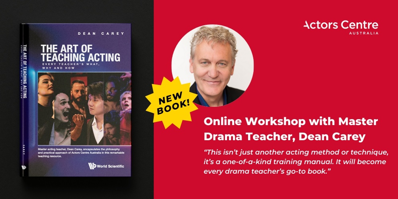 Banner image for ACA Online : 'The Art of Teaching Acting' Intro Workshop